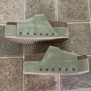 INTENTIONALLY BLANK Cooper 2 Suede Buckle Sandals